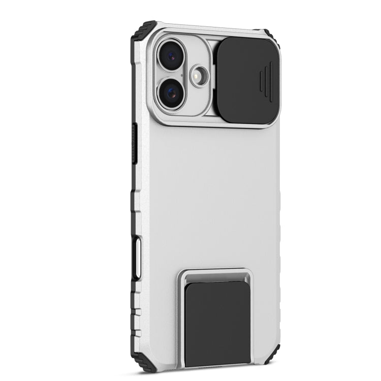 Custodia per telefono camshield scorrevole con supporto stereoscopico, For iPhone 16, For iPhone 15 Pro Max, For iPhone 15 Pro