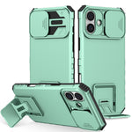 Custodia per telefono camshield scorrevole con supporto stereoscopico, For iPhone 16, For iPhone 15 Pro Max, For iPhone 15 Pro