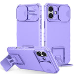 Custodia per telefono camshield scorrevole con supporto stereoscopico, For iPhone 16, For iPhone 15 Pro Max, For iPhone 15 Pro