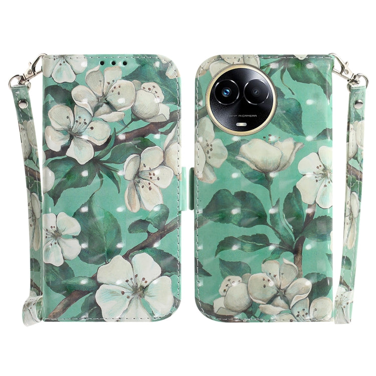 Custodia per telefono in pelle flip orizzontale colorata 3D, For Realme 11 5G Global, For Realme 11 Pro 5G/11 Pro+ 5G/Narzo 60 Pro 5G