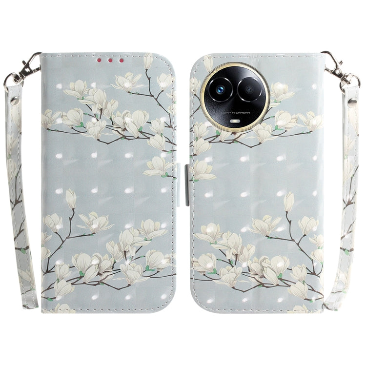 Custodia per telefono in pelle flip orizzontale colorata 3D, For Realme 11 5G Global, For Realme 11 Pro 5G/11 Pro+ 5G/Narzo 60 Pro 5G