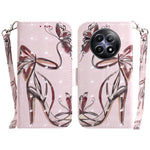 Custodia per telefono in pelle flip orizzontale colorata 3D, For Realme C61 / C63 / Note 60, For Realme 12 5G