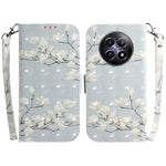 Custodia per telefono in pelle flip orizzontale colorata 3D, For Realme C61 / C63 / Note 60, For Realme 12 5G