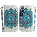 Custodia per telefono in pelle flip orizzontale colorata 3D, For Realme C53 / Narzo N53, For Realme C65 4G