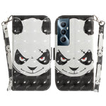 Custodia per telefono in pelle flip orizzontale colorata 3D, For Realme C53 / Narzo N53, For Realme C65 4G