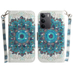 Custodia per telefono in pelle flip orizzontale colorata 3D, For Realme 15 5G / Realme 15 Pro 5G, For Realme C75