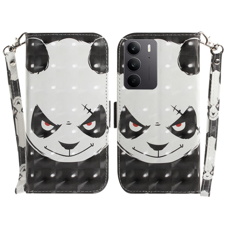 Custodia per telefono in pelle flip orizzontale colorata 3D, For Realme 15 5G / Realme 15 Pro 5G, For Realme C75