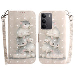 Custodia per telefono in pelle flip orizzontale colorata 3D, For Realme 15 5G / Realme 15 Pro 5G, For Realme C75