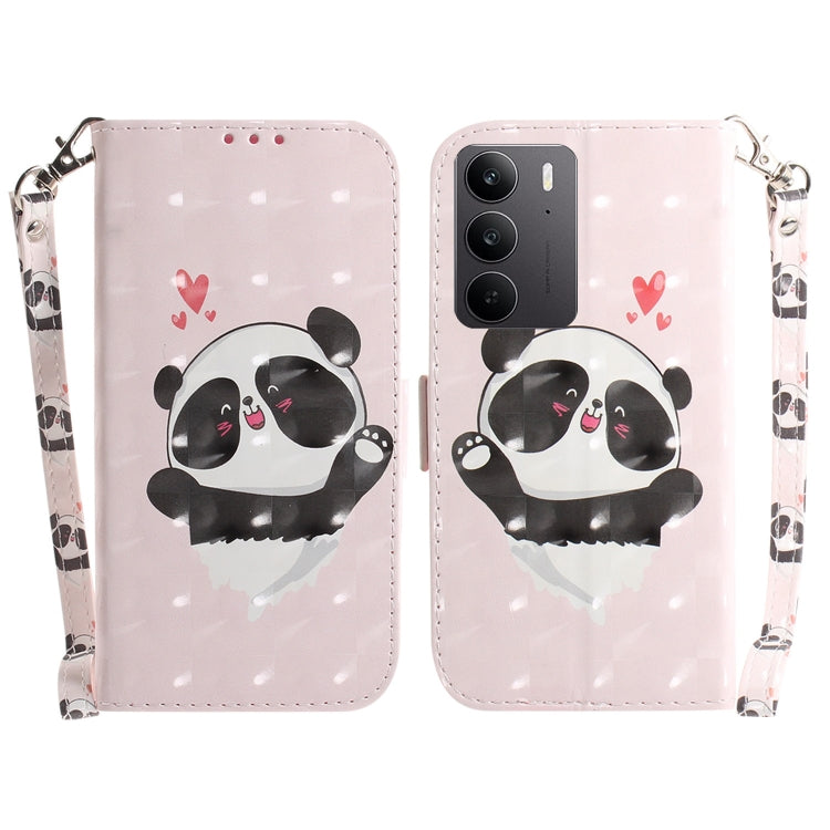 Custodia per telefono in pelle flip orizzontale colorata 3D, For Realme 15 5G / Realme 15 Pro 5G, For Realme C75