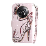 Custodia per telefono in pelle flip orizzontale colorata 3D, For Realme 13+ Global, For Realme GT 6 / GT 6T / GT Neo6 / GT Neo6 SE