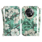 Custodia per telefono in pelle flip orizzontale colorata 3D, For Realme 13+ Global, For Realme GT 6 / GT 6T / GT Neo6 / GT Neo6 SE