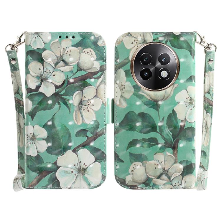 Custodia per telefono in pelle flip orizzontale colorata 3D, For Realme 13+ Global, For Realme GT 6 / GT 6T / GT Neo6 / GT Neo6 SE