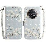 Custodia per telefono in pelle flip orizzontale colorata 3D, For Realme 13+ Global, For Realme GT 6 / GT 6T / GT Neo6 / GT Neo6 SE