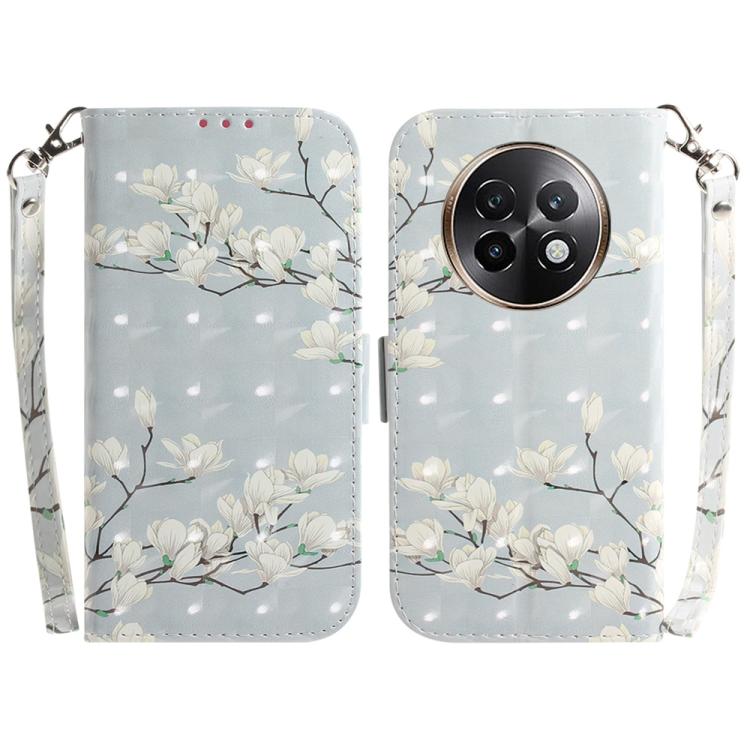 Custodia per telefono in pelle flip orizzontale colorata 3D, For Realme 13+ Global, For Realme GT 6 / GT 6T / GT Neo6 / GT Neo6 SE