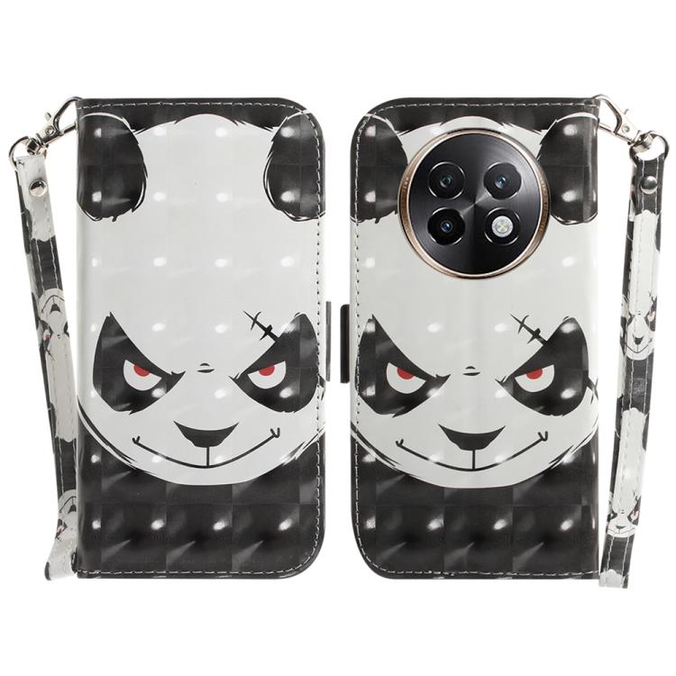 Custodia per telefono in pelle flip orizzontale colorata 3D, For Realme 13+ Global, For Realme GT 6 / GT 6T / GT Neo6 / GT Neo6 SE