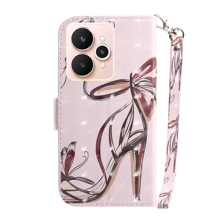 Custodia per telefono in pelle flip orizzontale colorata 3D, For Realme 15 5G / Realme 15 Pro 5G, For Realme C75