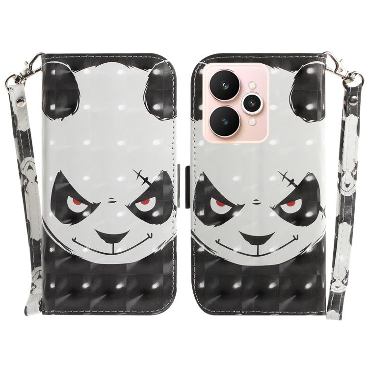 Custodia per telefono in pelle flip orizzontale colorata 3D, For Realme 15 5G / Realme 15 Pro 5G, For Realme C75