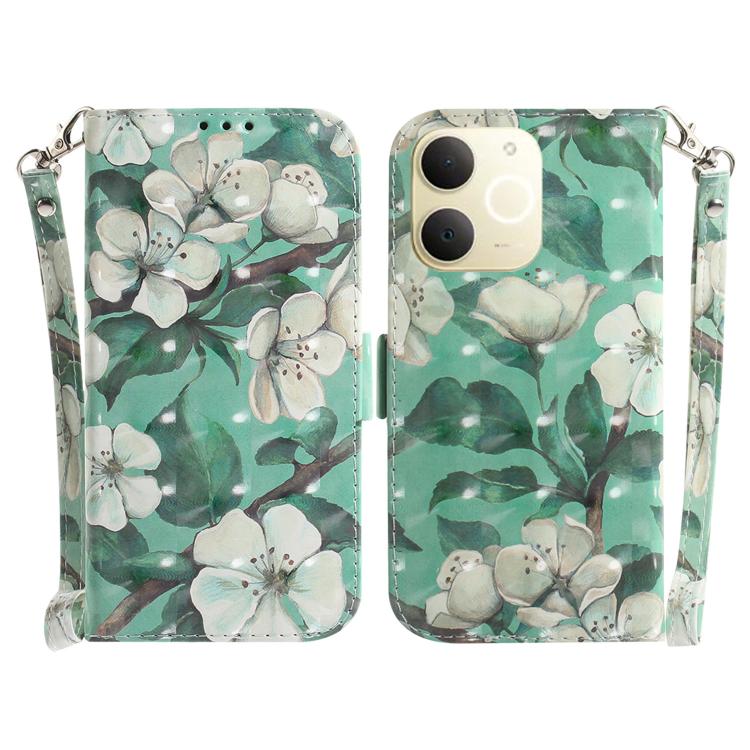Custodia per telefono in pelle flip orizzontale colorata 3D, For Realme 15T 5G, For Realme Narzo 80 Lite 4G / C71 India