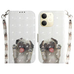 Custodia per telefono in pelle flip orizzontale colorata 3D, For Realme 15T 5G, For Realme Narzo 80 Lite 4G / C71 India