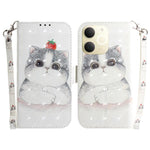 Custodia per telefono in pelle flip orizzontale colorata 3D, For Realme 15T 5G, For Realme Narzo 80 Lite 4G / C71 India