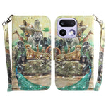 Custodia per telefono in pelle flip orizzontale colorata 3D, For Realme 16 Pro+ 5G, For Realme 16 Pro 5G