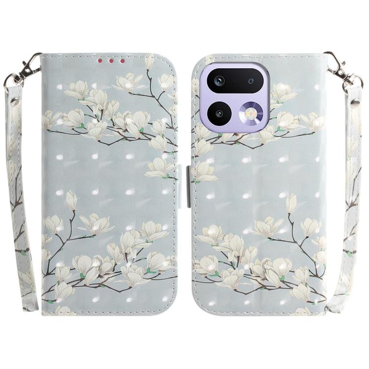 Custodia per telefono in pelle flip orizzontale colorata 3D, For Realme 16 Pro+ 5G, For Realme 16 Pro 5G