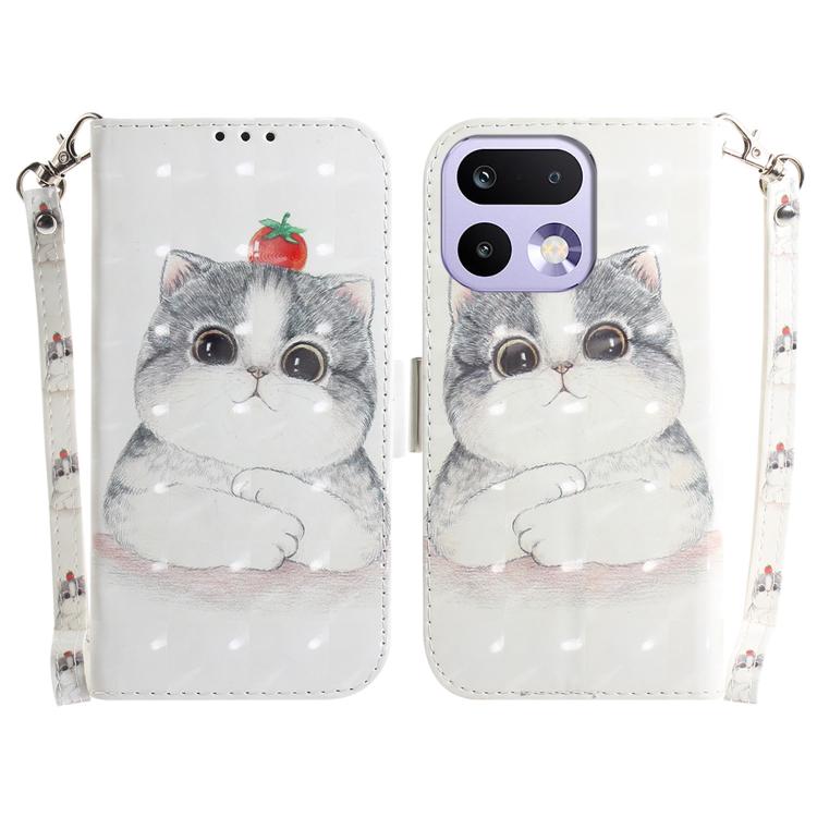 Custodia per telefono in pelle flip orizzontale colorata 3D, For Realme 16 Pro+ 5G, For Realme 16 Pro 5G