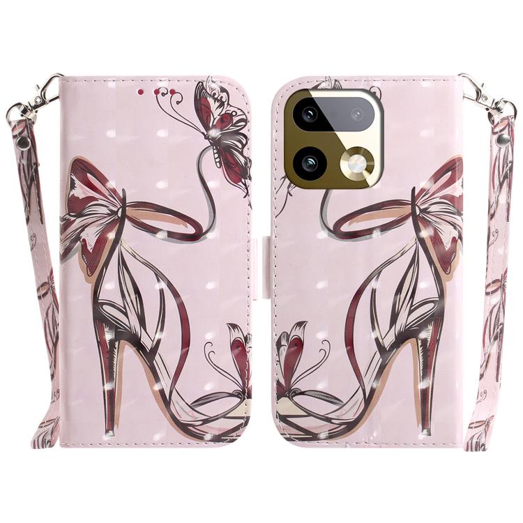 Custodia per telefono in pelle flip orizzontale colorata 3D, For Realme 16 Pro+ 5G, For Realme 16 Pro 5G