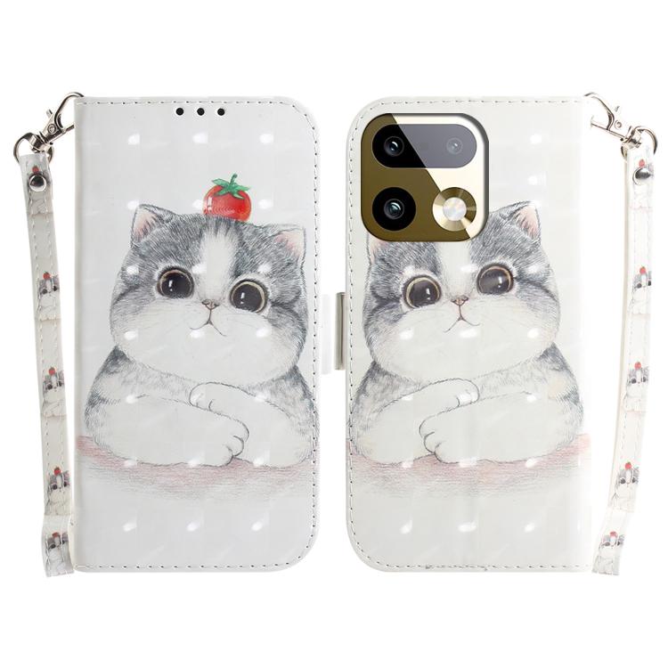 Custodia per telefono in pelle flip orizzontale colorata 3D, For Realme 16 Pro+ 5G, For Realme 16 Pro 5G