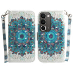 Custodia per telefono in pelle flip orizzontale colorata 3D, For Realme C100 4G / C100i 4G, For Realme 16 5G