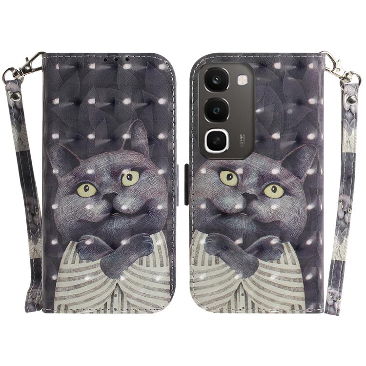 Custodia per telefono in pelle flip orizzontale colorata 3D, For Realme C100 4G / C100i 4G, For Realme 16 5G