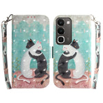 Custodia per telefono in pelle flip orizzontale colorata 3D, For Realme C100 4G / C100i 4G, For Realme 16 5G