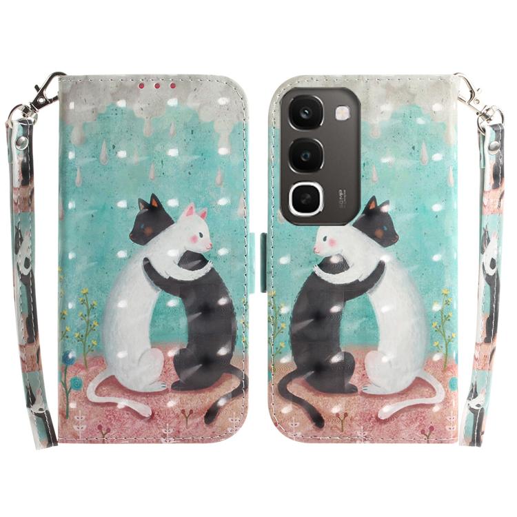 Custodia per telefono in pelle flip orizzontale colorata 3D, For Realme C100 4G / C100i 4G, For Realme 16 5G