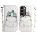 Custodia per telefono in pelle flip orizzontale colorata 3D, For Realme C100 4G / C100i 4G, For Realme 16 5G