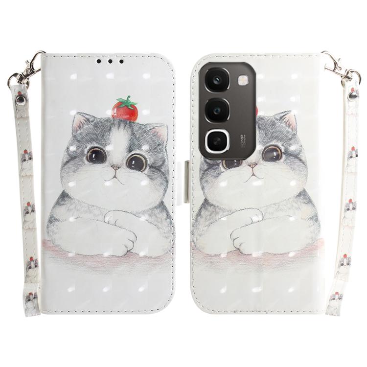 Custodia per telefono in pelle flip orizzontale colorata 3D, For Realme C100 4G / C100i 4G, For Realme 16 5G