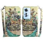 Custodia per telefono in pelle flip orizzontale colorata 3D, For OPPO A3 Pro 5G, For OPPO F25 Pro 5G Global