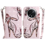 Custodia per telefono in pelle flip orizzontale colorata 3D, For OPPO A3 Pro 5G, For OPPO F25 Pro 5G Global