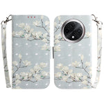 Custodia per telefono in pelle flip orizzontale colorata 3D, For OPPO A3 Pro 5G, For OPPO F25 Pro 5G Global