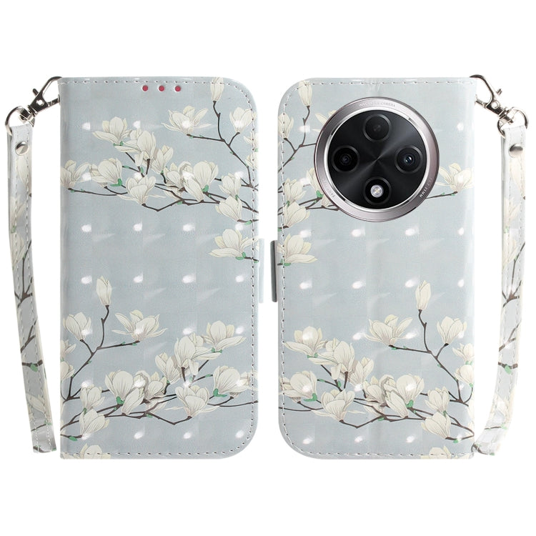 Custodia per telefono in pelle flip orizzontale colorata 3D, For OPPO A3 Pro 5G, For OPPO F25 Pro 5G Global