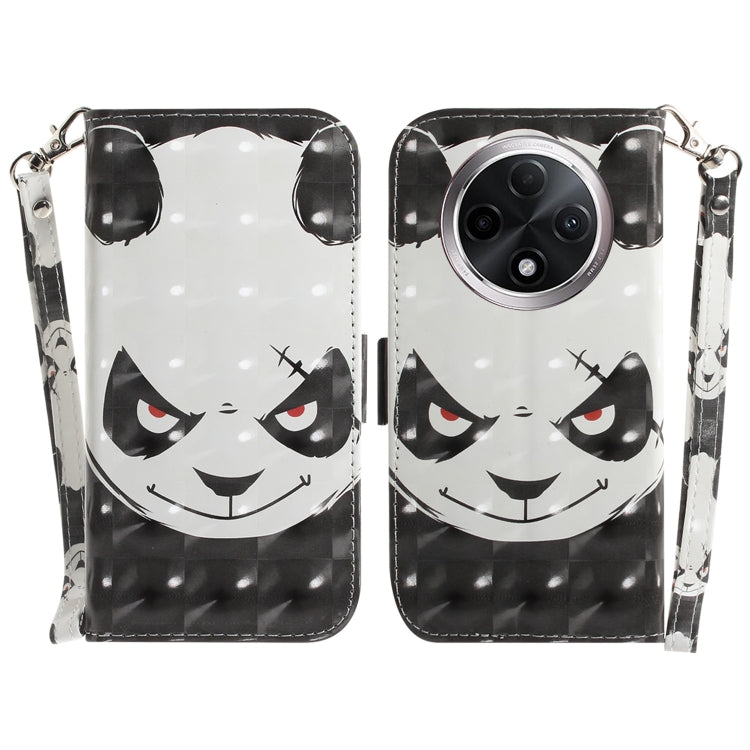 Custodia per telefono in pelle flip orizzontale colorata 3D, For OPPO A3 Pro 5G, For OPPO F25 Pro 5G Global