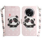 Custodia per telefono in pelle flip orizzontale colorata 3D, For OPPO A3 Pro 5G, For OPPO F25 Pro 5G Global