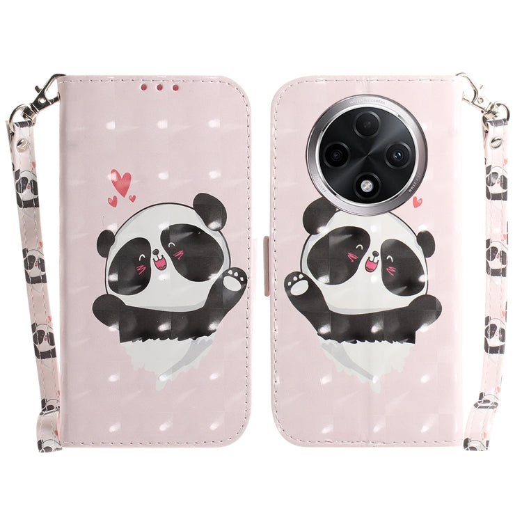 Custodia per telefono in pelle flip orizzontale colorata 3D, For OPPO A3 Pro 5G, For OPPO F25 Pro 5G Global