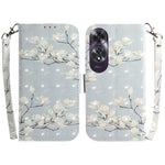 Custodia per telefono in pelle flip orizzontale colorata 3D, For OPPO K12x, For OPPO A60 4G