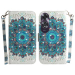 Custodia per telefono in pelle flip orizzontale colorata 3D, For OPPO K12x, For OPPO A60 4G