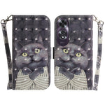 Custodia per telefono in pelle flip orizzontale colorata 3D, For OPPO K12x, For OPPO A60 4G