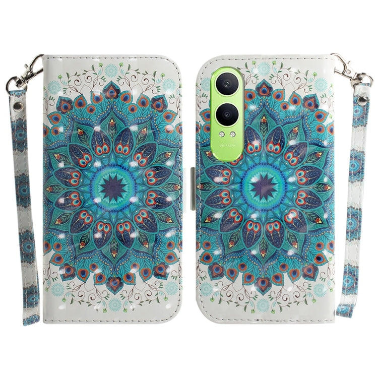 Custodia per telefono in pelle flip orizzontale colorata 3D, For OPPO K12x, For OPPO A60 4G