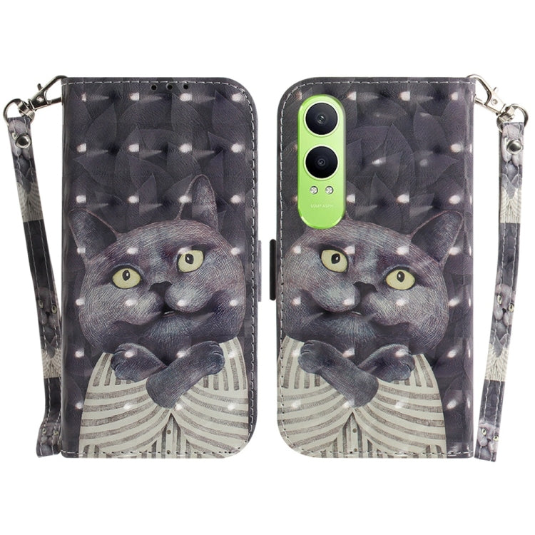 Custodia per telefono in pelle flip orizzontale colorata 3D, For OPPO K12x, For OPPO A60 4G