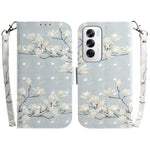 Custodia per telefono in pelle flip orizzontale colorata 3D, For OPPO Reno12 Pro 5G Global, For OPPO Reno12 5G Global