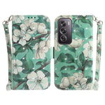 Custodia per telefono in pelle flip orizzontale colorata 3D, For OPPO Reno12 Pro 5G Global, For OPPO Reno12 5G Global