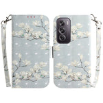 Custodia per telefono in pelle flip orizzontale colorata 3D, For OPPO Reno12 Pro 5G Global, For OPPO Reno12 5G Global